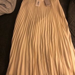 Rails pleated skirt